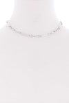 Metal Single Chain Short Necklace