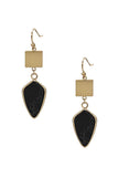 Fashion Marbling Stone Dangle Earring