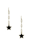 Chain Link Marble Star Earring